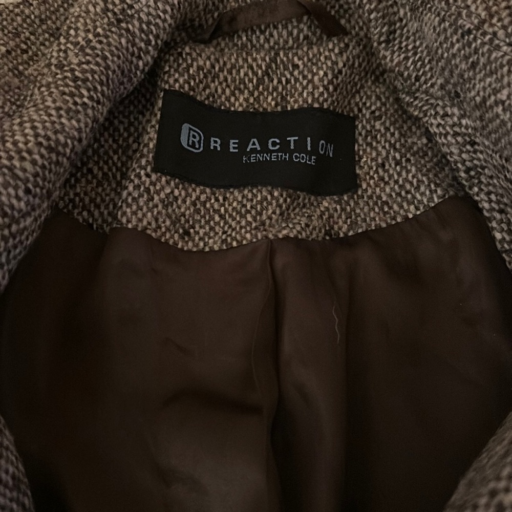 Vintage Long Kenneth Cole Reaction 80% Wool / 20% Nylon Trench coat